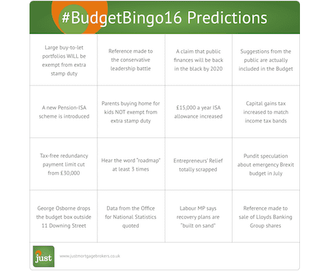 #BudgetBingo16 #BudgetBingo16